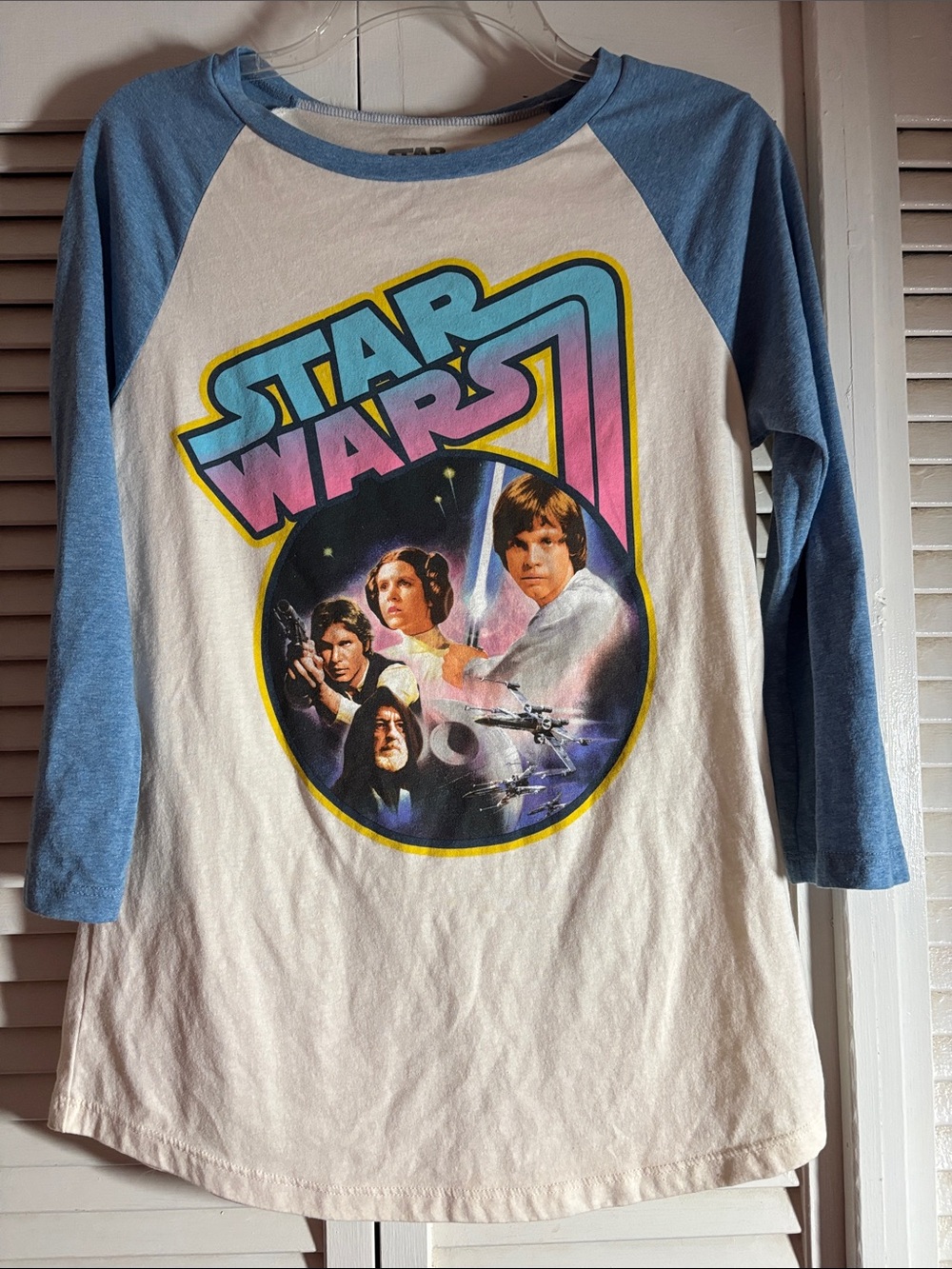 Vintage Star Wars Kids Raglan Graphic Tee